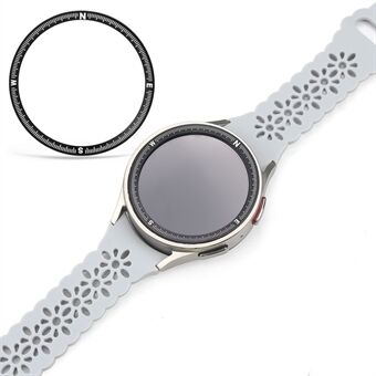 For Samsung Galaxy Watch 5 Pro 45mm Watch Bezel Ring Styling Frame Protective Metal Cover with Dial Plate