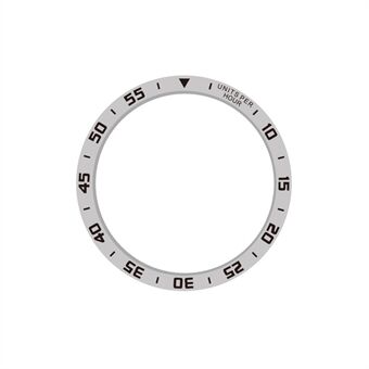 Type C Time Scale Bezel Loop for Samsung Galaxy Watch 5 Pro 45mm , Aluminum Alloy Adhesive Bezel Ring Dial Cover