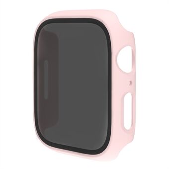 Anti-Scratch Hard PC Case for Apple Watch Series 7 41mm / 8 41mm Integrate Protective Case with Anti-Spy Tempered Glass Screen Protector