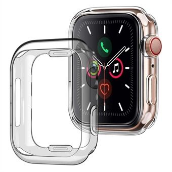 Transparent All-round Protection Soft TPU Smart Watch Case Cover for Apple Watch Series 7 45mm