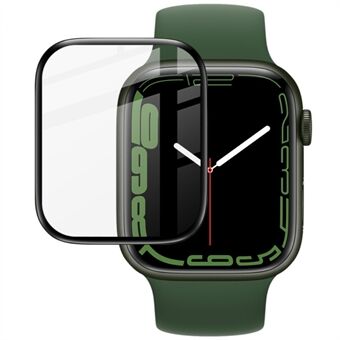 IMAK Full Coverage Scratch-Resistant Ultra Clear PMMA Glass Screen Protector Film for Apple Watch Series 7 45mm