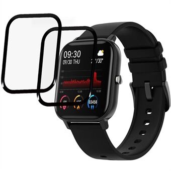 For COLMI P28/P28 Plus 2Pcs/Set Smartwatch Screen Protector 3D Curved Edge Full Coverage PMMA Soft Film