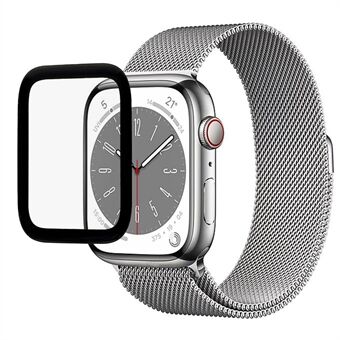 RURIHAI For Apple Watch Series 8 / 7 41mm PMMA Screen Protector Full Glue 3D Curved Soft Edge Protective Film