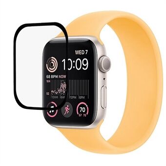 RURIHAI For Apple Watch SE / SE (2022) 44mm  /  Series 4 / 5 / 6 44mm Carbon Fiber Tempered Glass Screen Protector Anti-Scratch Screen Cover HD Watch Screen Film