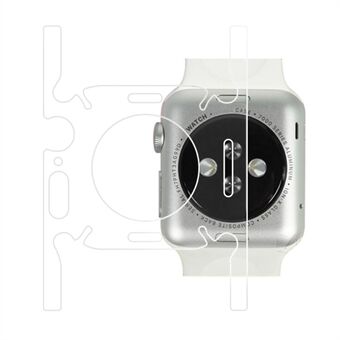 For Apple Watch Series 7 / 8 45mm Watch Back Cover Protector Anti-scratch HD Clear TPU Back Film