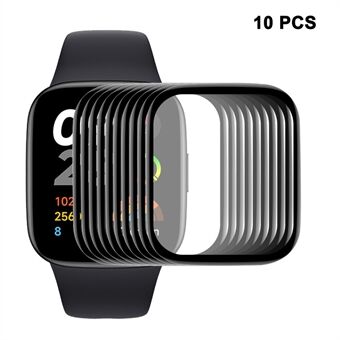 ENKAY HAT PRINCE 10Pcs / Set for Xiaomi Redmi Watch 3 Lite Clean Screen Film Full Cover 3D Curved Soft PC Edge+PMMA Screen Protector