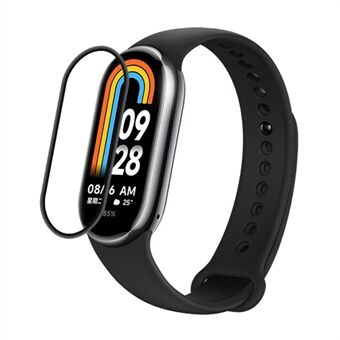 RURIHAI For Xiaomi Smart Band 8 Pro Screen Protector PMMA 3D Curved Full Glue Watch Screen Film