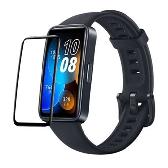 RURIHAI Screen Protector For Xiaomi Smart Band 8 , Anti-Scratch PMMA 3D Curved Full Glue Watch Screen Film