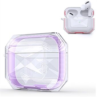 Contrast-color Rhombus Style Cover Case for Apple AirPods Pro