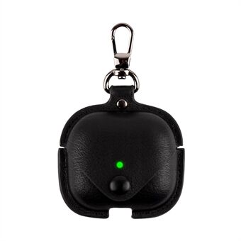 PU Leather Bluetooth Earphone Case for Apple AirPods 3 with Carabiner Indicator Light Hole Position