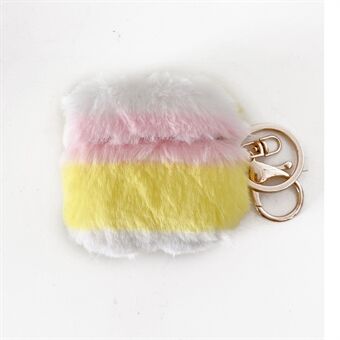 For Apple AirPods 3 Charging Case Shockproof Cover TWS Headset Protector Soft Fake Fur Anti-Drop Case with Buckle