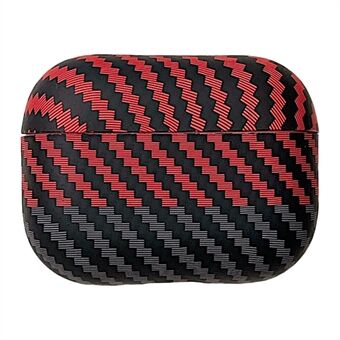 For AirPods Pro 2 Shockproof TPU Case Dual Color Carbon Fiber Texture Protective Cover