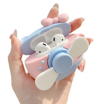 Earphones Case for Apple AirPods with Charging Case (2016) / (2019) / AirPods with Wireless Charging Case (2019) Silicone Cover with Carabiner