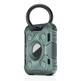 TPU Skin Armor Protective Case Anti-Lost Device with Ring Buckle for Apple AirTag Bluetooth Locator