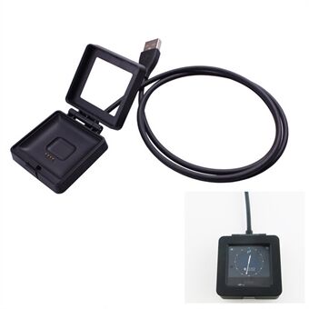 Replacement Charger Charging Cradle Dock Adapter for Fitbit Blaze Smart Fitness Watch - Black