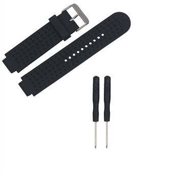 Men Silicone Watch Sport Strap with Installation Tools for Garmin Forerunner 25