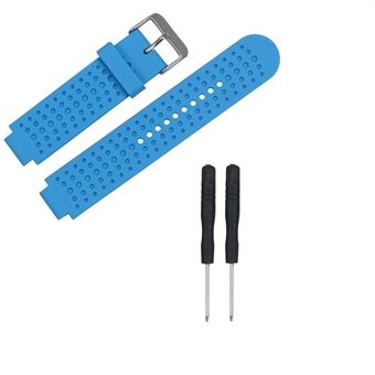 Men Flexible Silicone Watch Sport Strap Band with Installation Tools for Garmin Forerunner 25