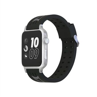 Smiling Face Soft Silicone Watch Strap for Apple Watch Series 4 44mm Series 3 / 2 / 1 42mm