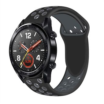 Bi-color Soft Silicone Watch Strap for Huawei Watch GT