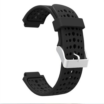 Round Holes Silicone Watch Band Strap for Garmin Forerunner 220/230/235/620/630