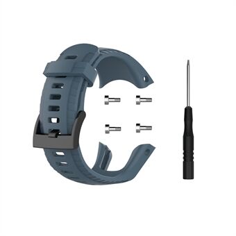 Soft Silicone Watch Band for Suunto 5 22.5mm