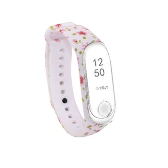 Floral Printing Silicone Wrist Strap Replacement for Xiaomi Mi 3/Mi 4