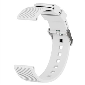 For Samsung Galaxy Watch 5 40mm / 44mm / Watch 5 Pro 45mm Watch Band Replacement 20mm Lines Soft Silicone Wrist Strap