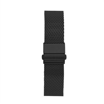 22mm Stainless Steel Thick Mesh Watch Band Quick Release Adjustable Heavy Duty Watch Strap Wristband