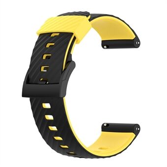 Dual Color Silicone Replacement Accessory Watch Band Wrist Strap Bracelet for Suunto Spartan Sport / Spartan Sport Wrist HR / Suunto 9 / 9 Baro / Suunto 7 / Suunto D5