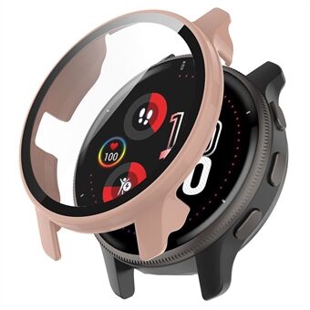 For Garmin Venu2 Plus Durable Hard PC Watch Cover Case with Built-in Tempered Glass Screen Protector