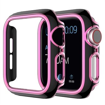 For Apple Watch Series 1/2/3 42mm Dual Color PC Electroplating Watch Case Anti-drop Half Protective Cover