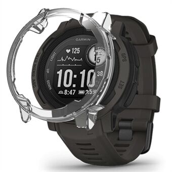 For Garmin Instinct 2 Watch Case Anti-drop Hard PC Cover Frame Half Protective Cover