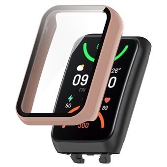 For Oppo Band 2 Protective Case with Tempered Glass Screen Protector Smart Watch Anti-Fall Hard PC Case