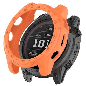 For Garmin Enduro 2 / Tactix 7 Anti-Fall TPU Case Cover Quick Release Sports Watch Hollow Case with Dial Plate