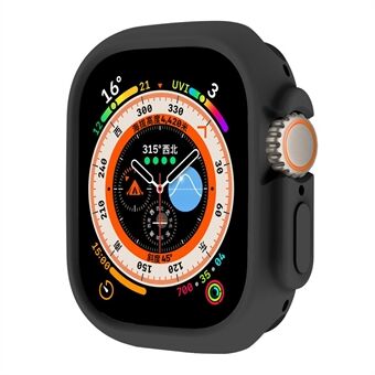 ENKAY HAT PRINCE For Apple Watch Ultra 49mm Soft TPU Watch Case Candy Color Hollow-out Protective Impact Resistant Frame Shell