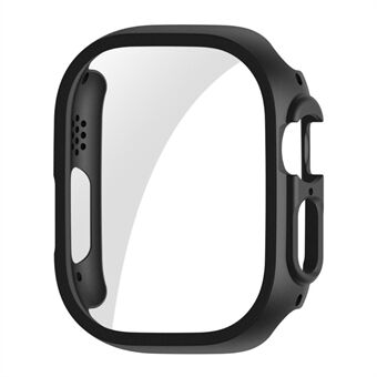 ENKAY HAT PRINCE For Apple Watch Ultra 49mm All-around Hard PC Case with Tempered Glass Screen Protector Shock Resistant Clear Cover