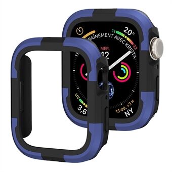 For Apple Watch Series 8 / 7 45mm TPU+PC Rugged Shockproof Case Anti-scratch Frame Armor Watch Cover