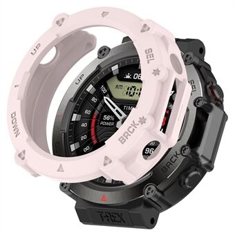 A2142 Anti-Scratch Watch Housing Case for Amazfit T-Rex Ultra TPU Cover Quick Release Hollow Case