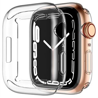 Anti-fall Watch Case For Apple Watch Ultra 49mm, Transparent Soft TPU HD High Sensitivity Watch Screen Protector