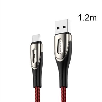 JOYROOM Sharp Series Nylon Braided Type-C USB Data Sync Charging Cable 1.2m for Samsung Huawei Xiaomi