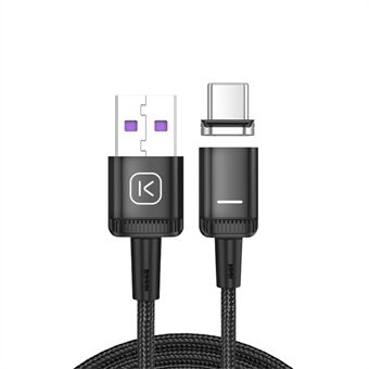 KUULAA Aluminum Alloy Magnetic Data Cable Type-C 3A Fast Charging Cable, 2m