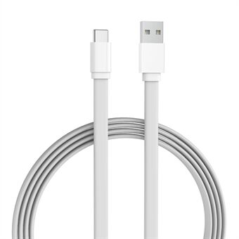 XIAOMI XMSJX11QM 1m Type-C 3A Fast Charging Cable Flat USB-C Mobile Phone Tablet Charger Data Cord