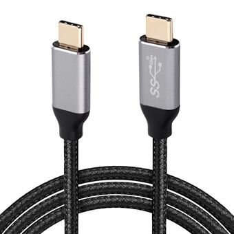 1m Type C Cable Male to Male Cord Thunderbolt 3.0 Fast Data Transmission Up to 10Gbps Power Charging Line Compatible for USB C Devices