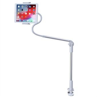 UBN-89 For 4-11 Inch Phone / Tablet Holder 360 Degree Rotating Ball Flexible Arm Clip-on Lazy Bracket Stand