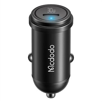 MCDODO CC-7491 PD 30W Fast Charging Type-C Single Port Mini Car Charger, Black