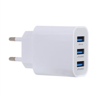 LZ-528 3.1A Wall Charger Travel Charger Adapter Fast Charging with 3 USB Interfaces