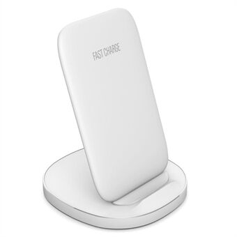 10W Qi Wireless Fast Charger Stand [Support FOD Function] for iPhone Samsung etc. - White