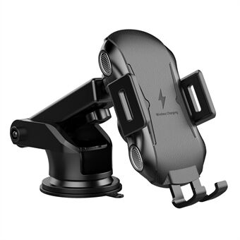 Wireless Car Charger Mount Auto Clamping Car Phone Holder Dashboard