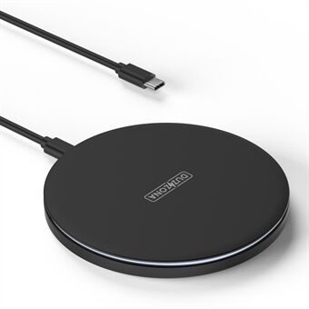 DUZZONA W8 15W Wireless Charger Ultra-thin Fast Charging Pad 2A Multiple Protection Cell Phone Quick Charger