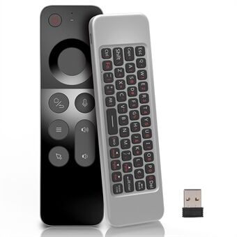 WECHIP W3 2.4G 3-in-1 2.4G Wireless Keyboard Voice Air Mouse Remote Controller